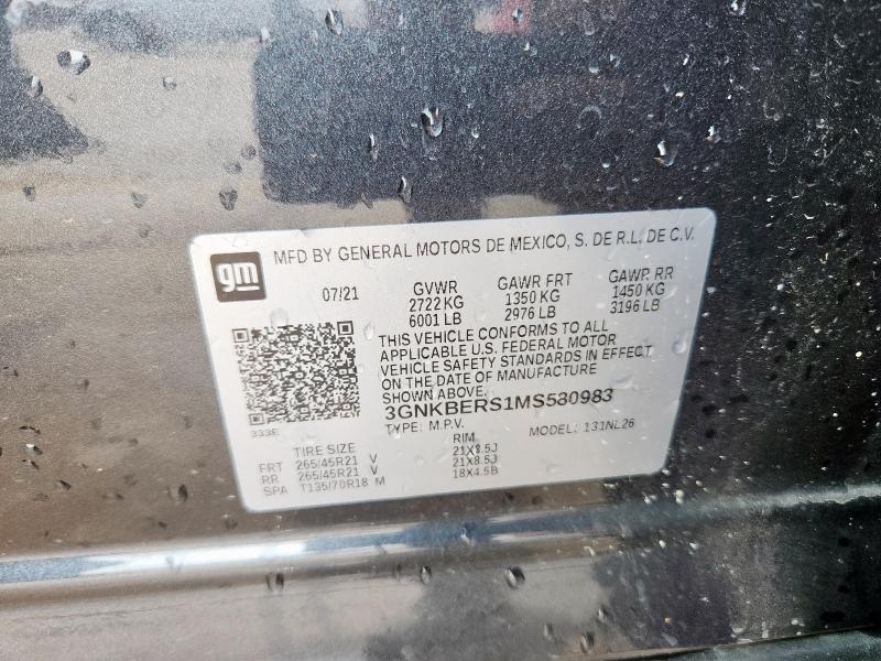 2021 CHEVROLET BLAZER RS - 3GNKBERS1MS580983