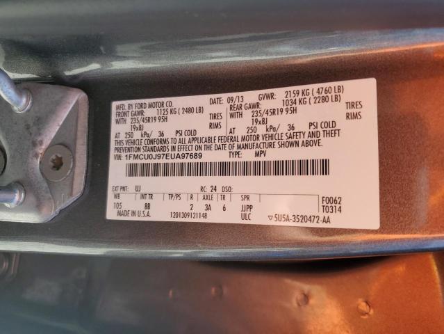 2014 FORD ESCAPE TIT - 1FMCU0J97EUA97689