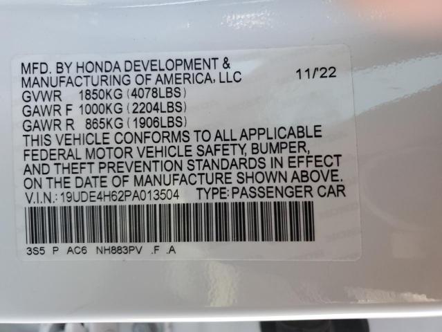 2023 ACURA INTEGRA A- 19UDE4H62PA013504