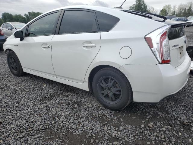 TOYOTA PRIUS 2015 white  hybrid engine JTDKN3DU3F0465793 photo #3