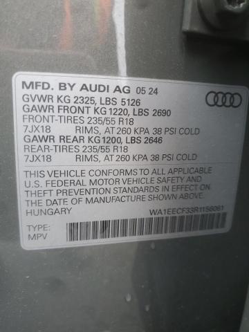 2024 AUDI Q3 PREMIUM - WA1EECF33R1156061