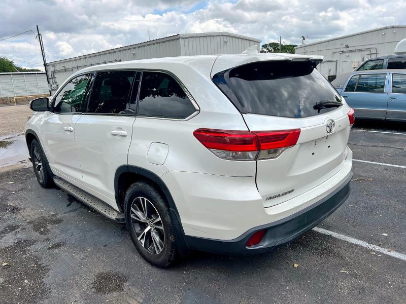 Vin: 5tdzzrfh2hs196515, lot: 58742435, toyota highlander le 20173