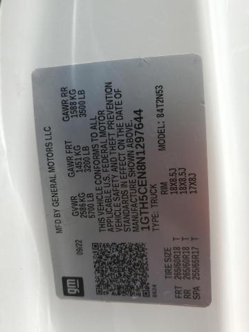 2022 GMC CANYON ELE 1GTH5CEN8N1297644