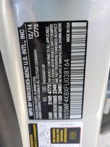 2015 MERCEDES-BENZ C 300 4MAT - 55SWF4KBXFU038164