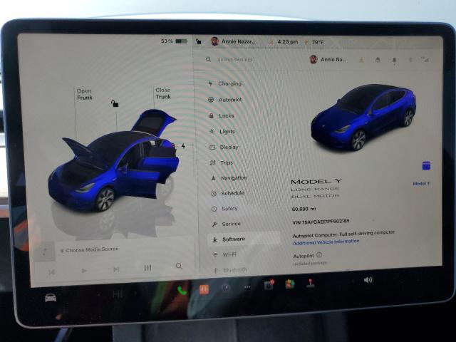 2023 TESLA MODEL Y 7SAYGAEE1PF602185