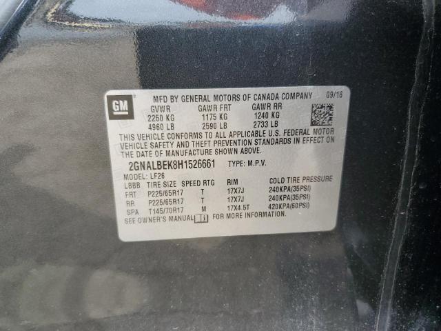 2017 CHEVROLET EQUINOX LS - 2GNALBEK8H1526661