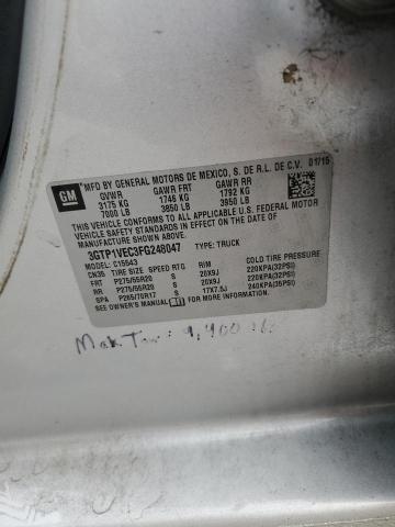 2015 GMC SIERRA C15 - 3GTP1VEC3FG248047