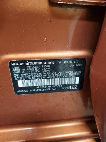 2020 MITSUBISHI MIRAGE ES ML32A3HJ8LH005203