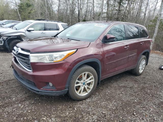 Vin: 5tdzkrfh1fs079607, lot: 55459515, toyota highlander le 2015 img_1