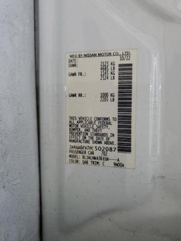 2023 NISSAN MAXIMA PLA - 1N4AA6FV7PC502087