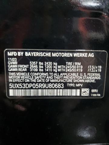 2024 BMW X3 XDRIVE3 - 5UX53DP05R9U80683