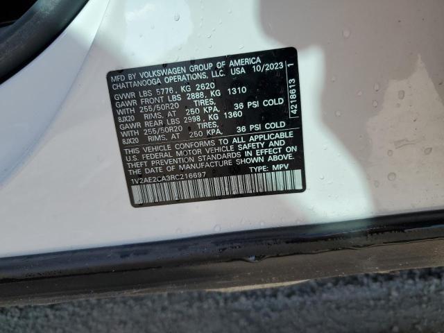 2024 VOLKSWAGEN ATLAS CROS 1V2AE2CA3RC216697