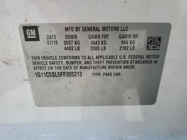 2015 CHEVROLET MALIBU 1LT - 1G11C5SL5FF355213