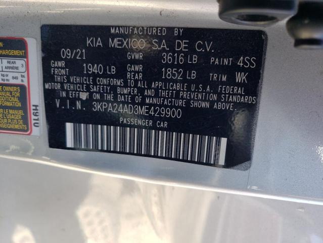 2021 KIA RIO LX 3KPA24AD3ME429900
