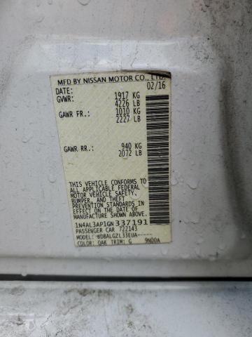 2016 NISSAN ALTIMA 2.5 - 1N4AL3AP1GN337191
