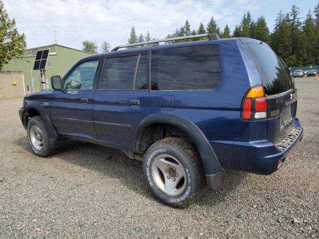 MITSUBISHI MONTERO SP 2001 blue  gas JA4MT21H51P049111 photo #3