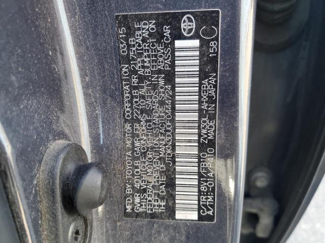 2015 TOYOTA PRIUS - JTDKN3DU0F0444724