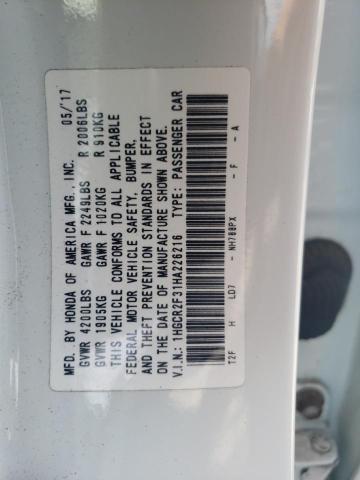 2017 HONDA ACCORD LX - 1HGCR2F31HA226216