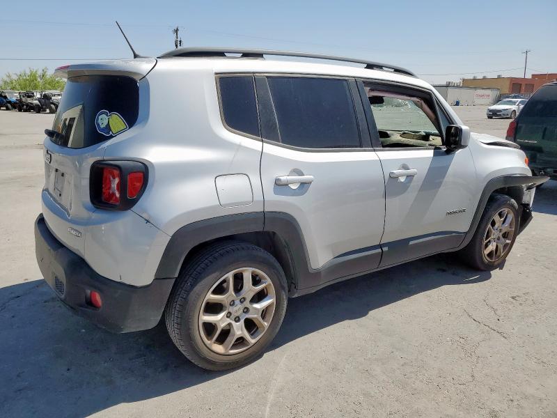 Vin: zaccjabb6hpe61224, lot: 57641775, jeep renegade latitude 20173