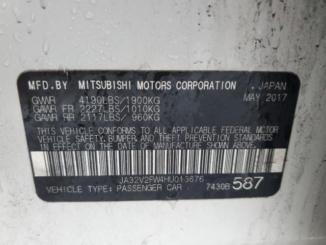 2017 MITSUBISHI LANCER JA32V2FW4HU013676