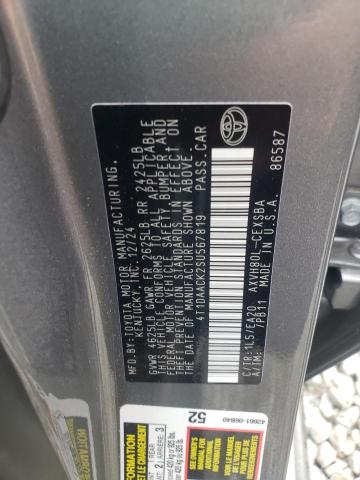 2025 TOYOTA CAMRY XSE - 4T1DAACK2SU567819