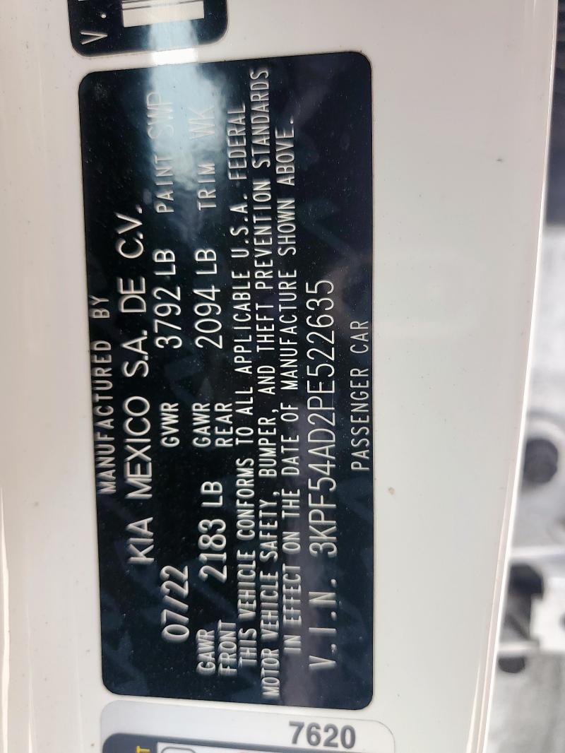2023 KIA FORTE GT L - 3KPF54AD2PE522635