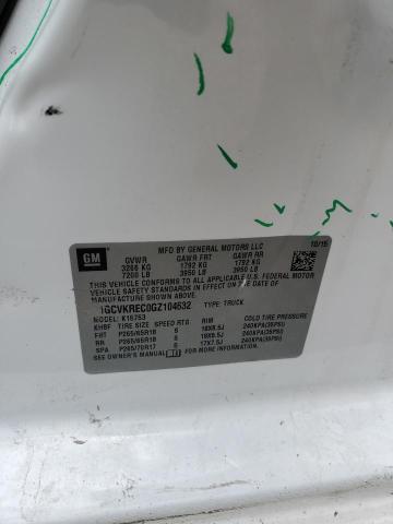 2016 CHEVROLET SILVERADO - 1GCVKREC0GZ104632