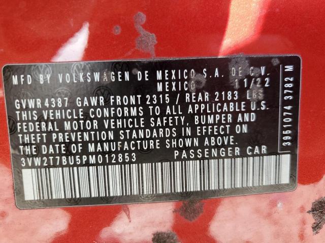 2023 VOLKSWAGEN JETTA GLI 3VW2T7BU5PM012853