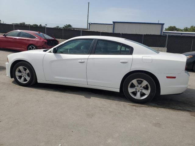 DODGE CHARGER SE 2014 white sedan 4d flexible fuel 2C3CDXBG9EH308988 photo #3