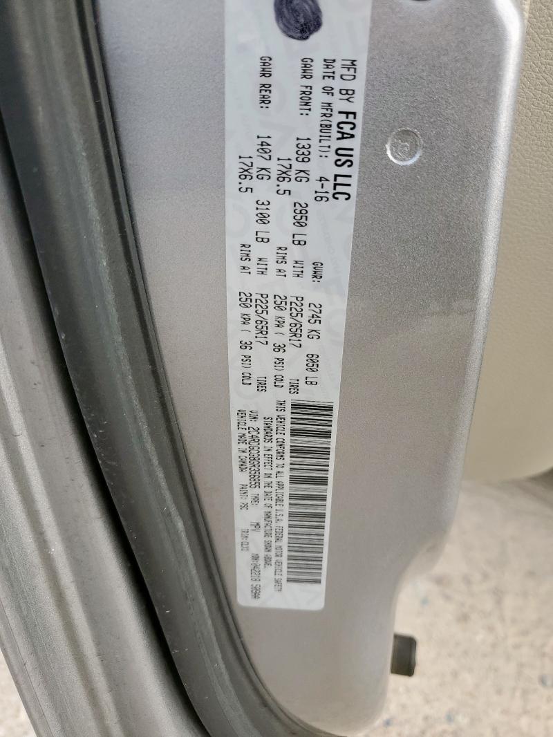 2016 DODGE GRAND CARA - 2C4RDGCG8GR356855