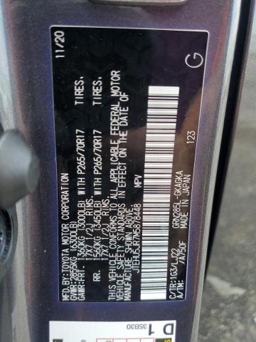 2021 TOYOTA 4RUNNER VE JTEHU5JR7M5878448