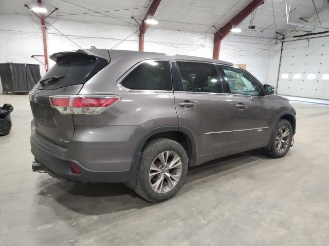 Vin: 5tdbkrfh8gs282125, lot: 57706495, toyota highlander le 20163
