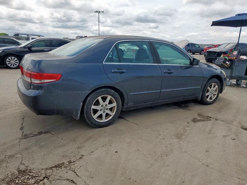 HONDA ACCORD EX 2003 blue sedan 4d gas 1HGCM66503A033734 photo #4