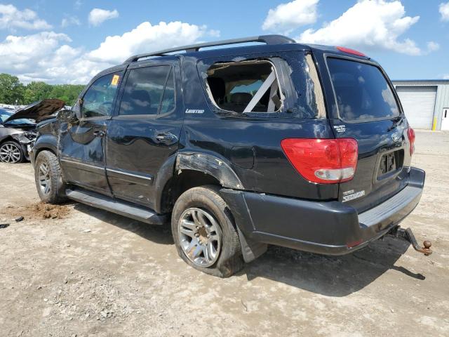 TOYOTA SEQUOIA LI 2007 black  gas 5TDZT38A67S298378 photo #3