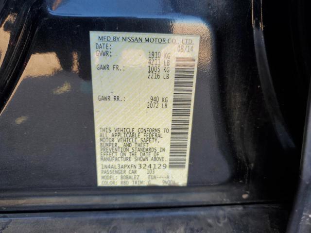 2015 NISSAN ALTIMA 2.5 - 1N4AL3APXFN324129