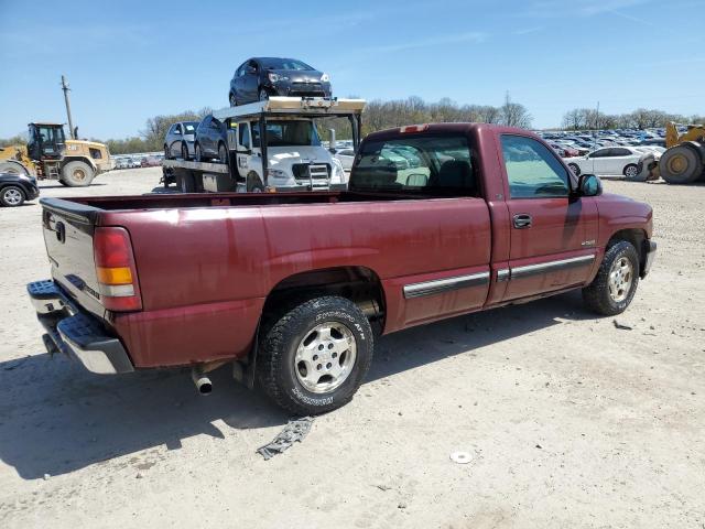 CHEVROLET SILVERADO 2001 burgundy  gas 1GCEC14V51E204032 photo #4