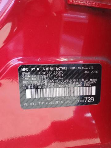 2015 MITSUBISHI MIRAGE DE ML32A3HJ2FH040257