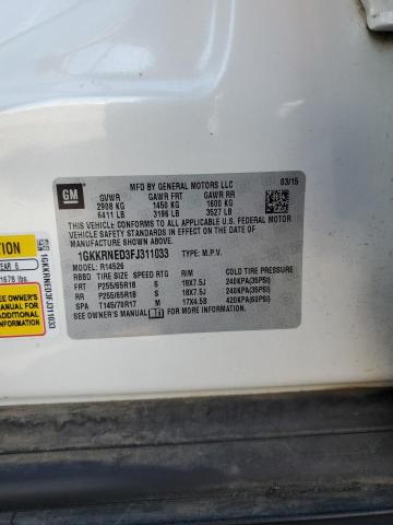 2015 GMC ACADIA SLE 1GKKRNED3FJ311033