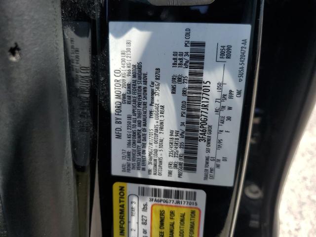 2018 FORD FUSION S 3FA6P0G77JR177015