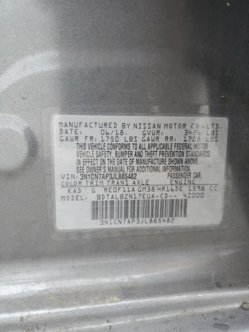 2018 NISSAN VERSA S - 3N1CN7AP3JL885482