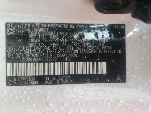 2011 LEXUS RX 350 #3301855984