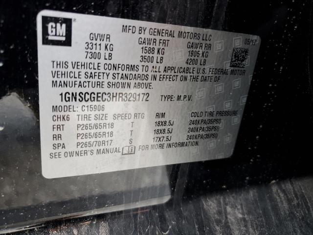 2017 CHEVROLET SUBURBAN C 1GNSCGEC3HR329172