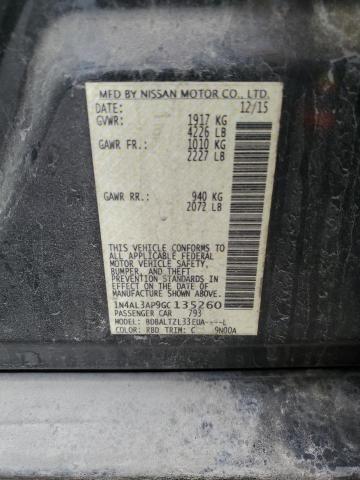 2016 NISSAN ALTIMA 2.5 - 1N4AL3AP9GC135260