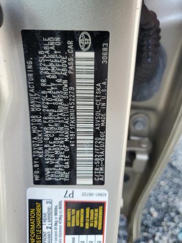 2017 TOYOTA CAMRY LE - 4T1BF1FK6HU452279