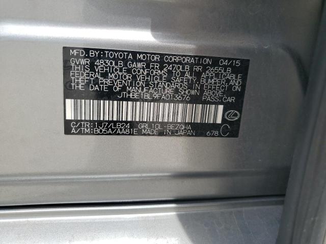 2015 LEXUS GS 350 JTHBE1BL9FA013676