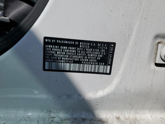 2017 VOLKSWAGEN JETTA SE - 3VWB67AJXHM277137