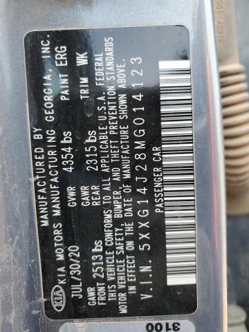 2021 KIA K5 LXS 5XXG14J28MG014123