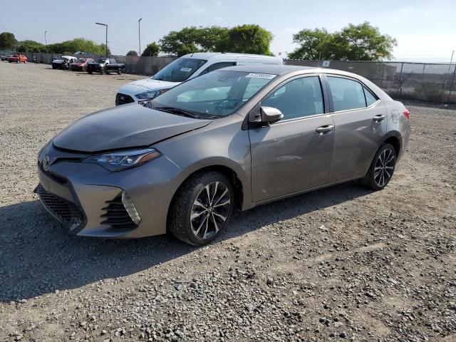 TOYOTA COROLLA L 2019 gray  gas 2T1BURHE2KC149424 photo #1