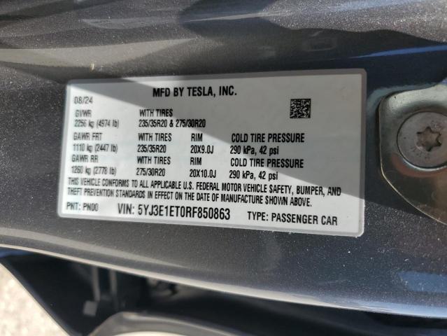 2024 TESLA MODEL 3 - 5YJ3E1ET0RF850863