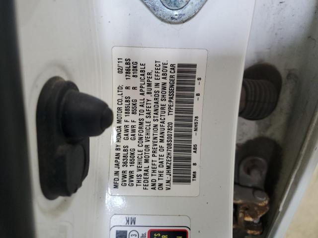 2011 HONDA INSIGHT EX - JHMZE2H70BS007820